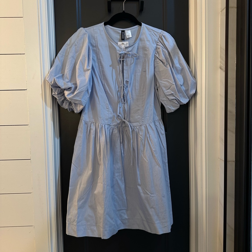 H&M Women's Mini Dress in Light Blue